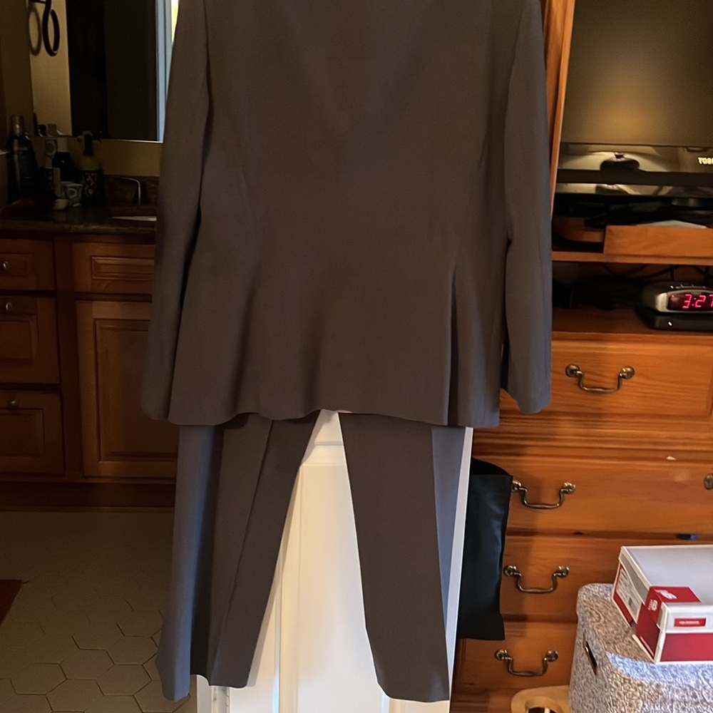 Charcoal Tahari Pantsuit Set - Picture 2 of 3